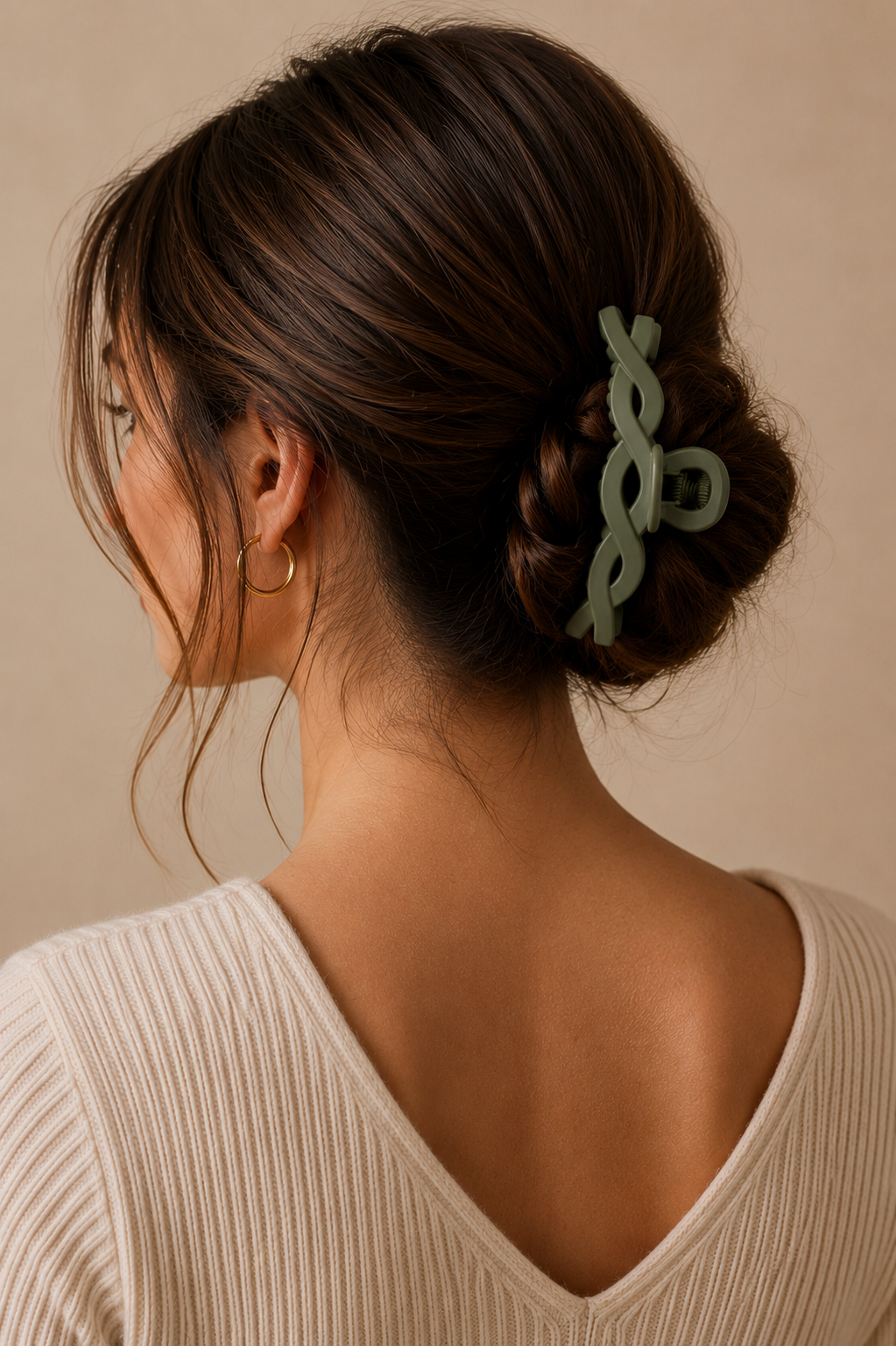 Pinza Cabello Trenzado Matte