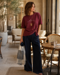 Pantalón Sastrero Denim ÉCLAT