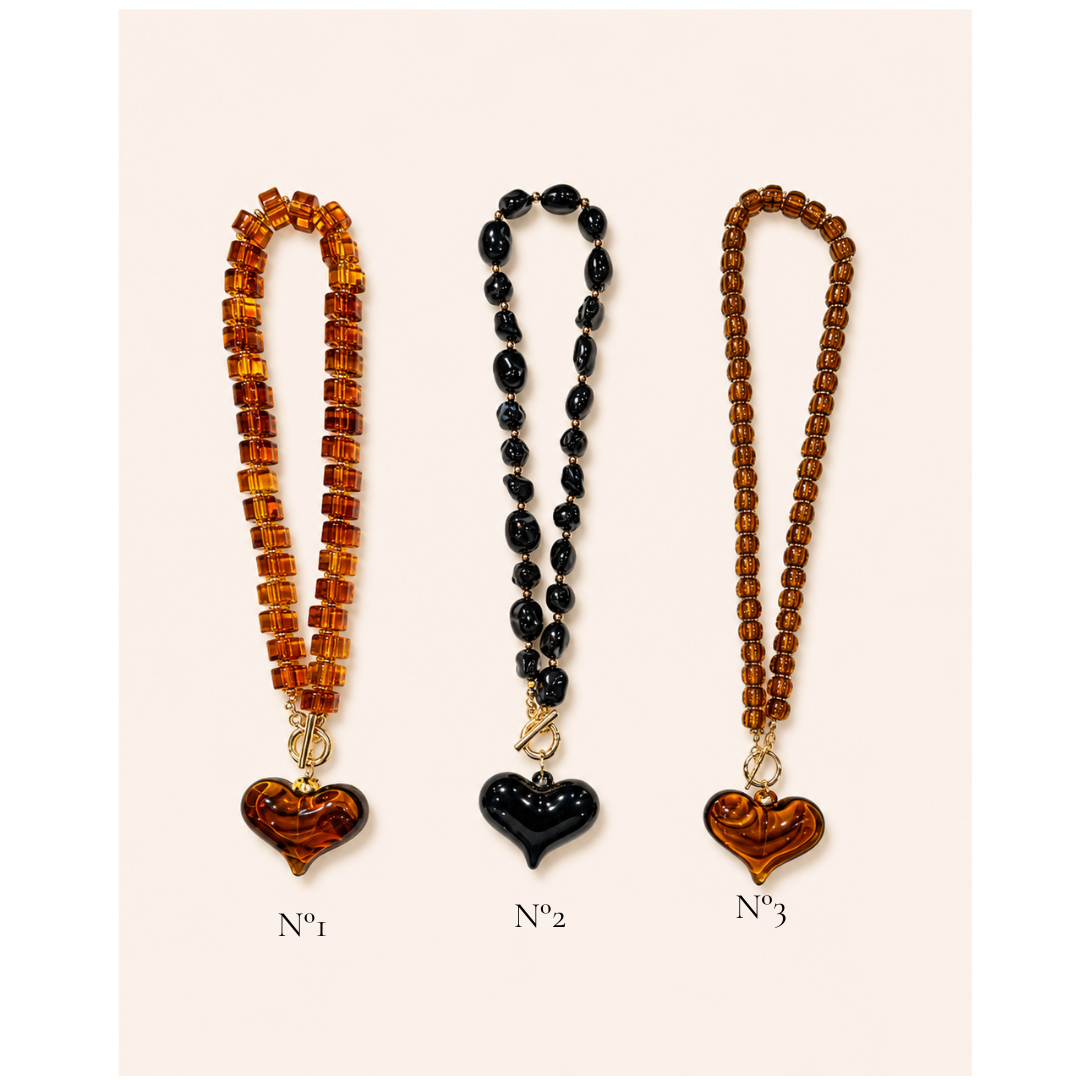 Collar Resina Corazón