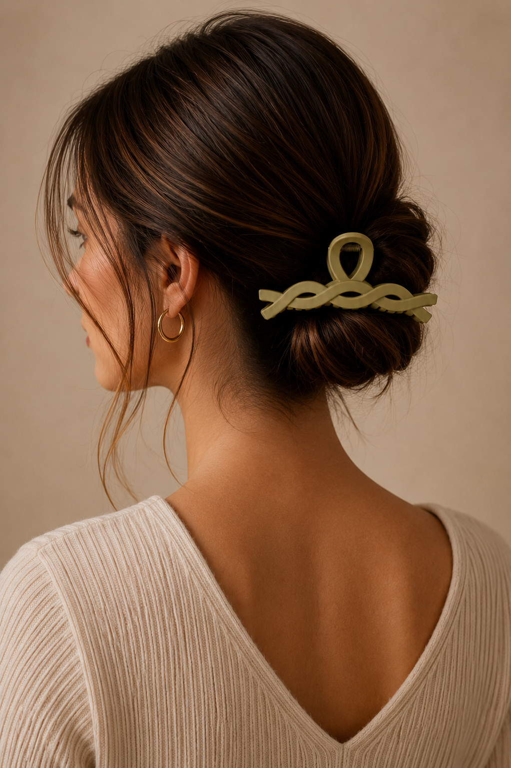 Pinza Cabello Trenzado Matte