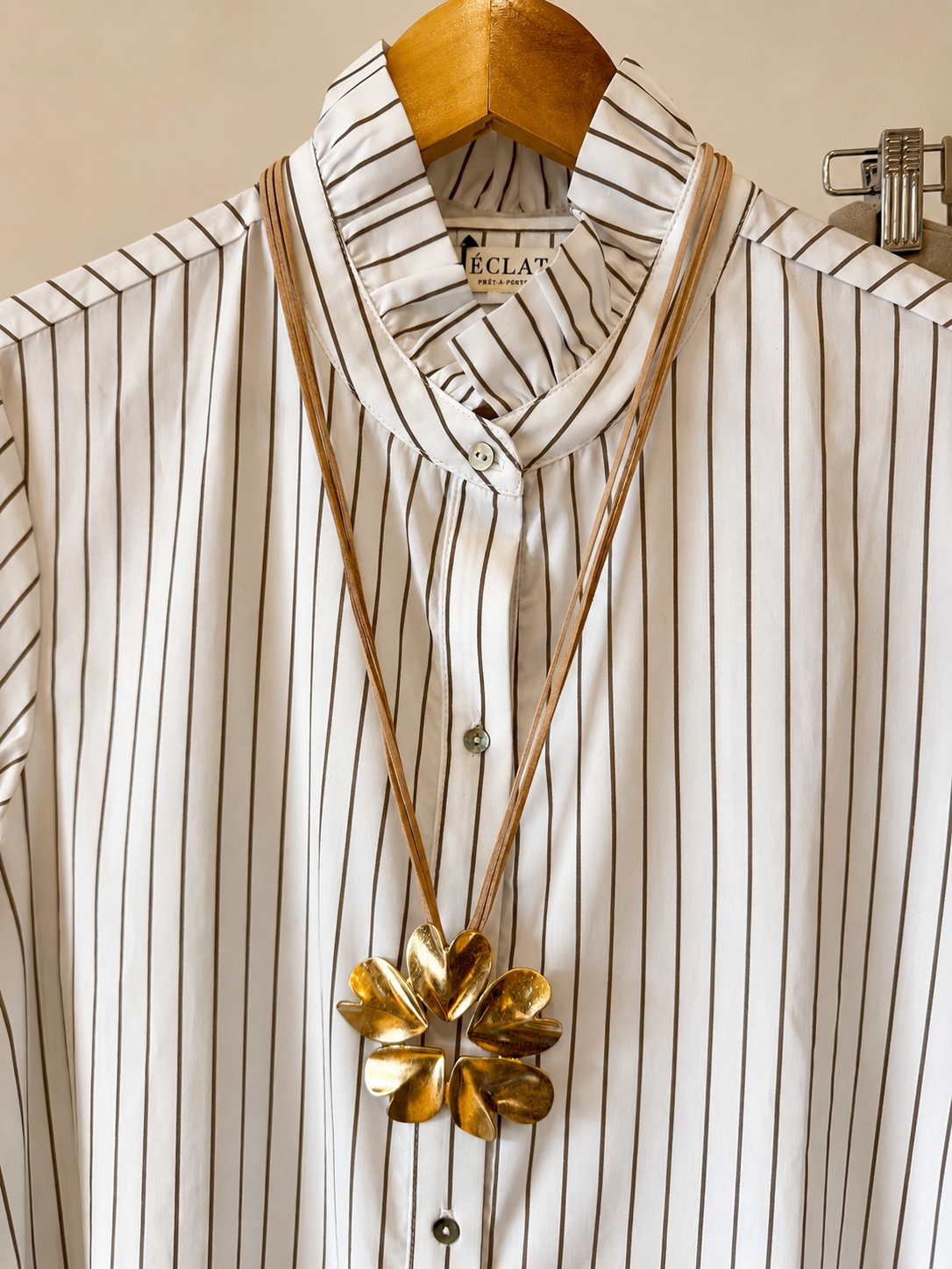 Camisa Cuello Fruncido ÉCLAT