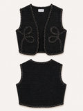 La Veste Gilet Bouclé