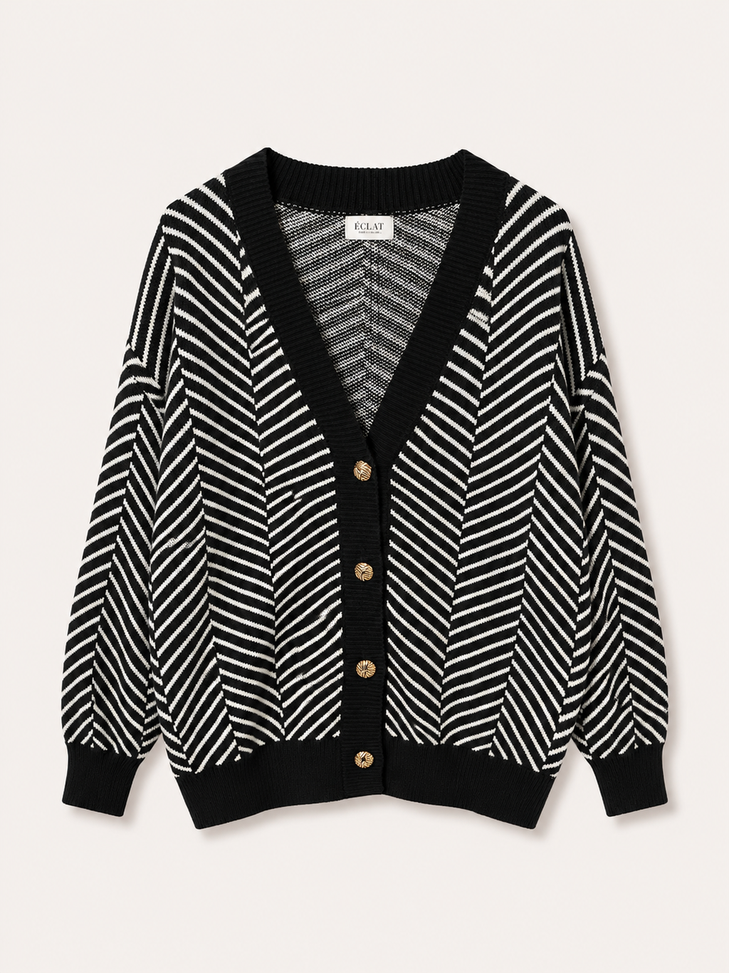 La Maille Boutonnée Chevron