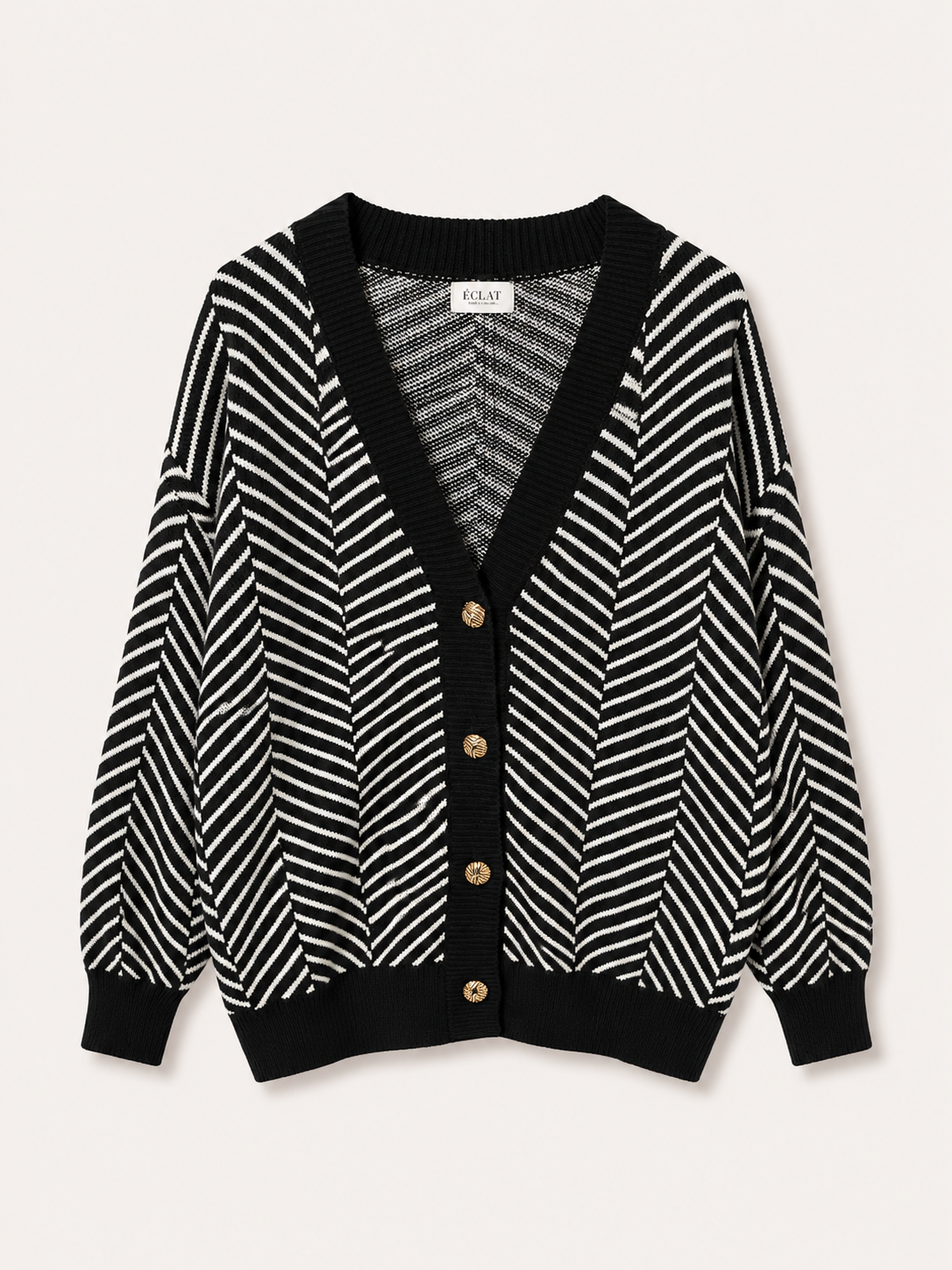 La Maille Boutonnée Chevron