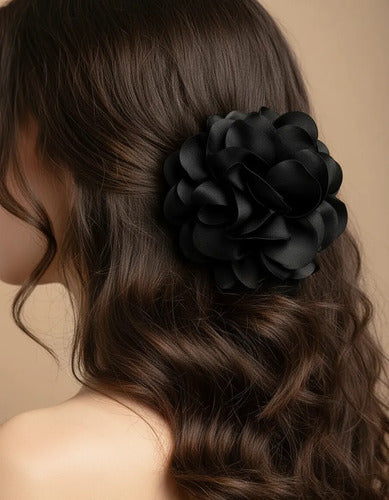 Pinza Cabello Flor Seda
